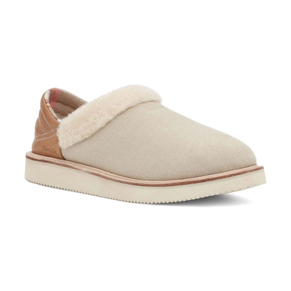 Sanuk Women's Cozy Vibe Low SI Wool Leather Comfort‎ Slippers Size 9 - Picture 1 of 12